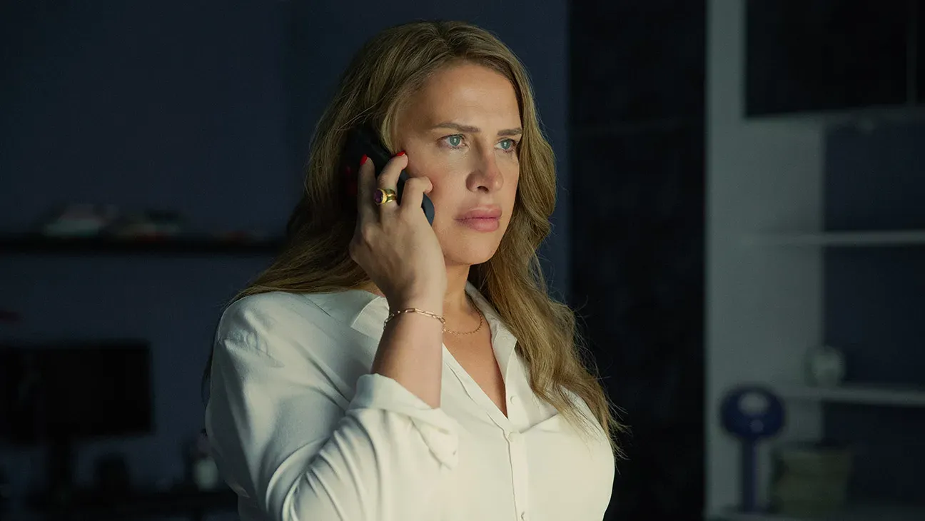 A still of the diva herself, Karla Sofia Garcon in the insane movie Emilia Perez